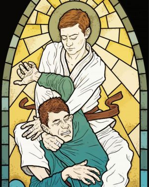 Stained Glass Jiu Jitsu Paint By Number