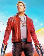 Star Lord Marvel Paint By Numbers art