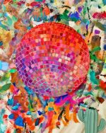 Abstract Disco Ball Paint By Number