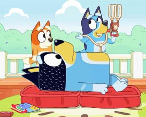 Aesthetic Bluey Beach Paint By Number