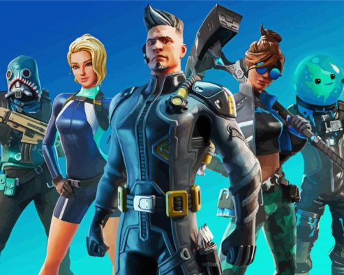 Aesthetic Fortnite Paint By Numbers 