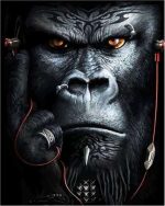 Mad Gorilla Paint By Number