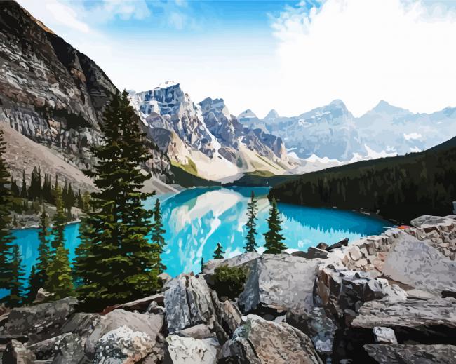 Ricky Mountains Paint By Number