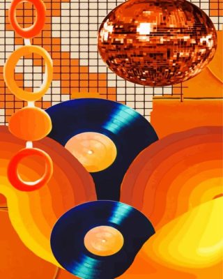 Aesthetic Disco Ball Paint By Number