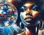 Afro Disco Ball Paint By Number