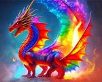 Angry Dragon Paint By Number