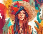 Boho Lady Paint By Number