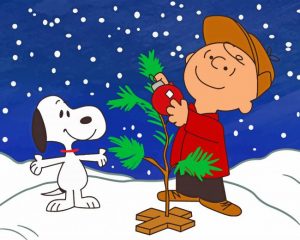 Charlie Brown Xmas Paint By Numbers art