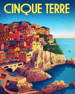 Cinque Terre Italy Paint By Number