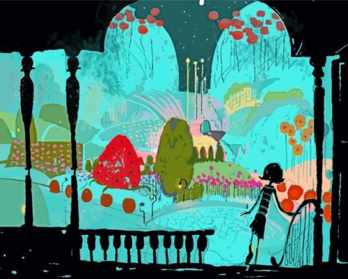 Coraline Silhouette Paint By Number