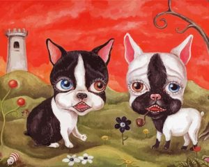 Cute French Terriers Paint By Number