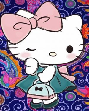 Cute Hello Kitty Paint By Number