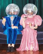 Disco Ball Couple Paint By Number