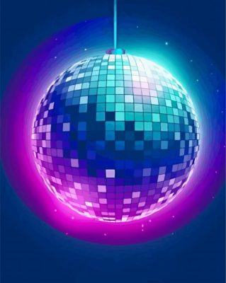Disco Ball Paint By Number