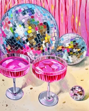 Disco Ball Party Paint By Number
