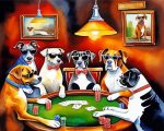 Poker Pawsitivity Paint By Number