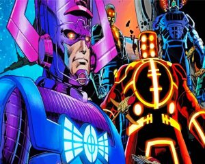 Galactus Fantastic Four Art Paint By Number
