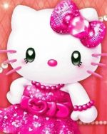 Gorgeous Hello Kitty Paint By Number