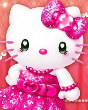 Gorgeous Hello Kitty Paint By Number