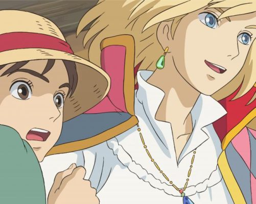 Howls Moving Castle Paint By Number