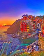 Cinque Terre National Park Paint By Number