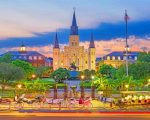 Jackson Square Sunset Paint By Number