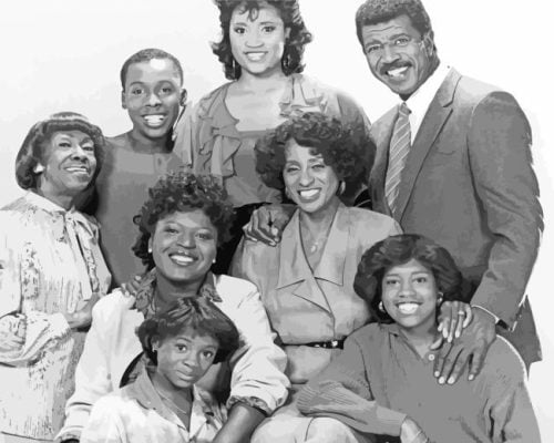 Monochrome 227 Series Paint By Number