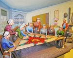 Women Quilting Art Paint By Number