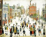 A Town Square Lowry Paint By Numbers