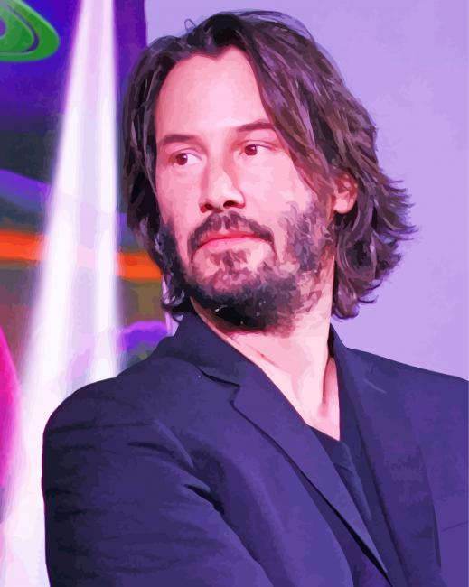 Aesthetic Keanu Reeves Paint By Number