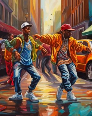 African Hip Hop Dancers Paint By Numbers