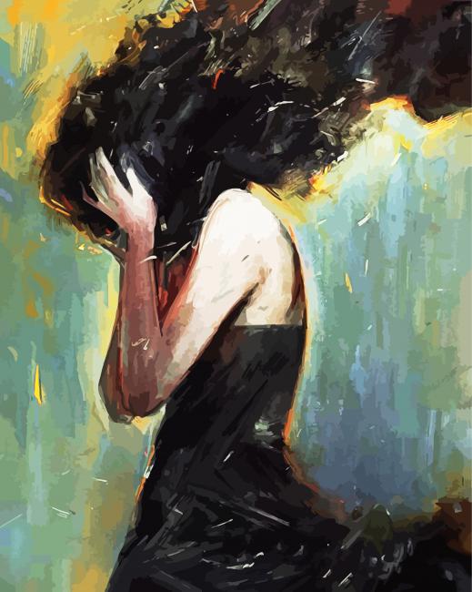 Anxious Girl Paint By Numbers