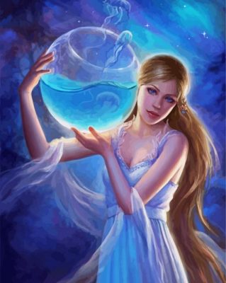 Aquarius Lady Paint By Numbers