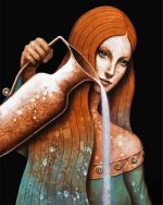 Aquarius Woman Art Paint By Numbers