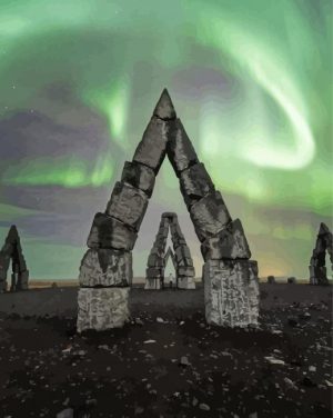 Arctic Henge Paint By Number