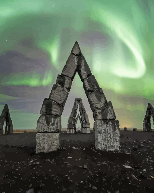 Arctic Henge Paint By Number