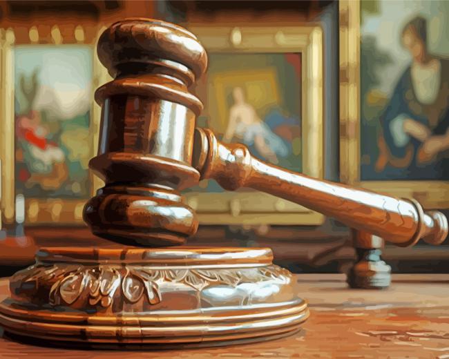 Auctioneers Hammer Paint By Number