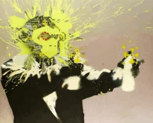 Banksy Self Portrait paint by numbers