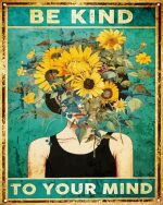 Be kind to your mind poster paint by numbers