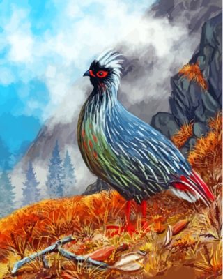 Blood Pheasant Art Paint By Number