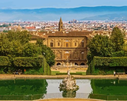 Boboli Gardens Paint By Number