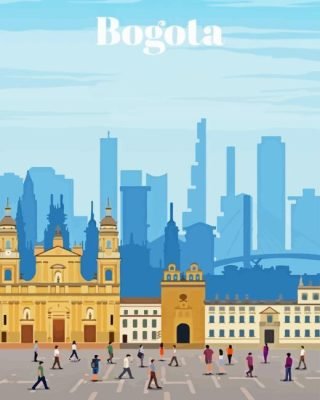 Bogota Poster Paint By Number