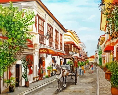 Calle Crisologo Vigan Paint By Number