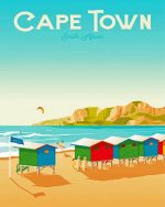 Cape Town Beach Paint By Number