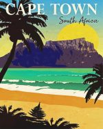 Cape Town Poster Paint By Number