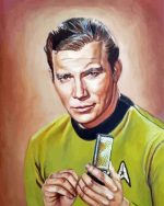 Captain Kirk Art Paint By Number