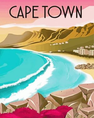 Cape Town Seascape Paint By Number