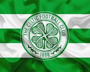 Celtic FC Logo Flag paint by numbers