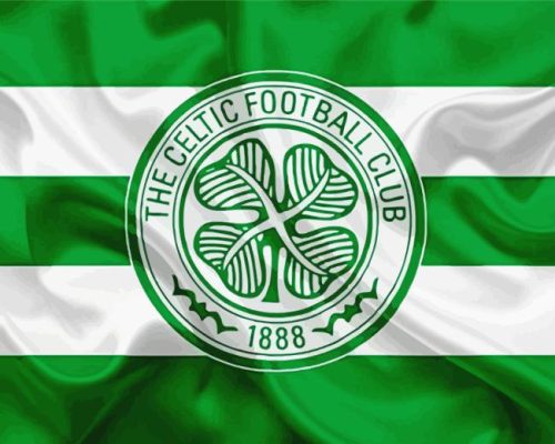Celtic FC Logo Flag paint by numbers