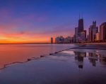 Chicago Sunset Paint By Numbers